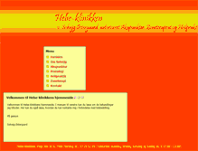 Tablet Screenshot of helse-klinikken.dk